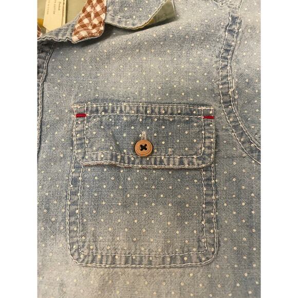 Matilda Jane x Joanna Gaines Boys Home for Dinner Chambray Button Down, sz 6 - Picture 4 of 5